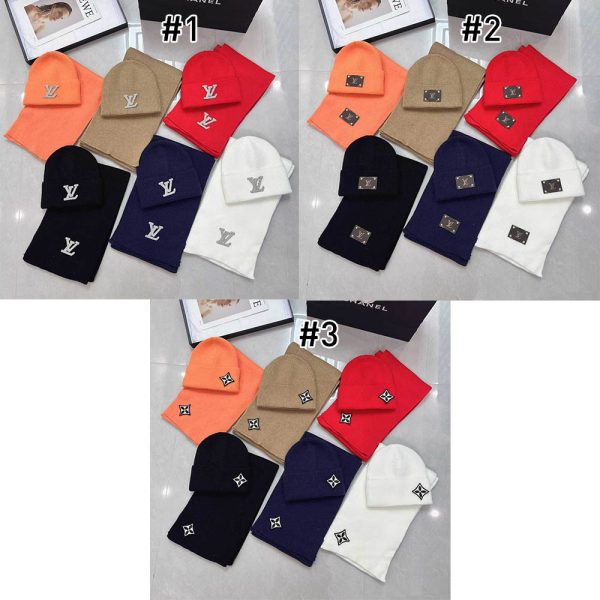 Wholesale scarf & beanie hat set LOV #C0206