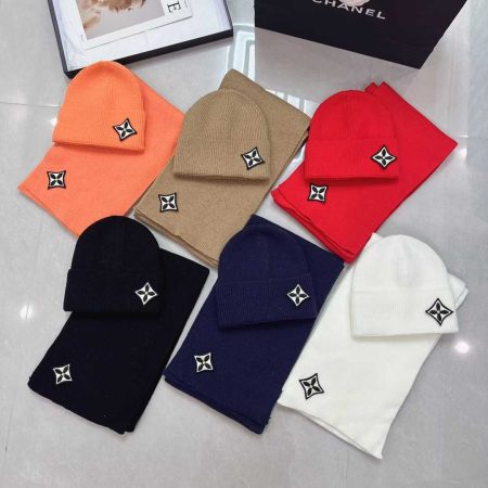 Wholesale scarf & beanie hat set LOV #C0206 - Image 4