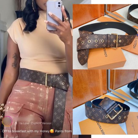 Top quality leather belt with box LOV #C0218
