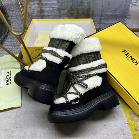 High quality fuzzy boot for women size:5-11 with box free shipping FEI #C0262 - Image 4
