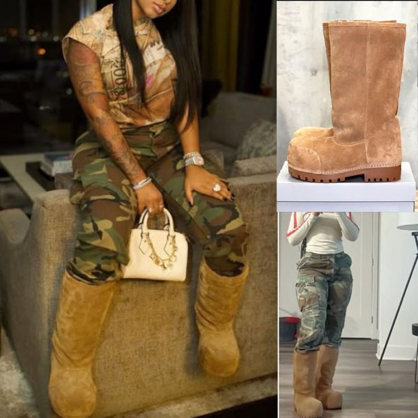 Top quality fuzzy boots size:5-10 with box free shipping BAA #C0285