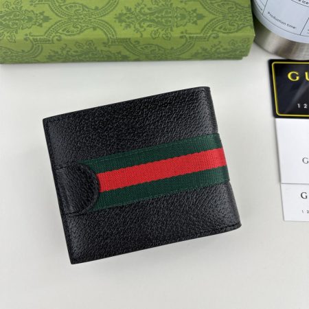 Top quality leather wallet with box size:11*9cm GUI #C0299 - Image 2