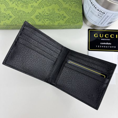 Top quality leather wallet with box size:11*9cm GUI #C0299 - Image 3