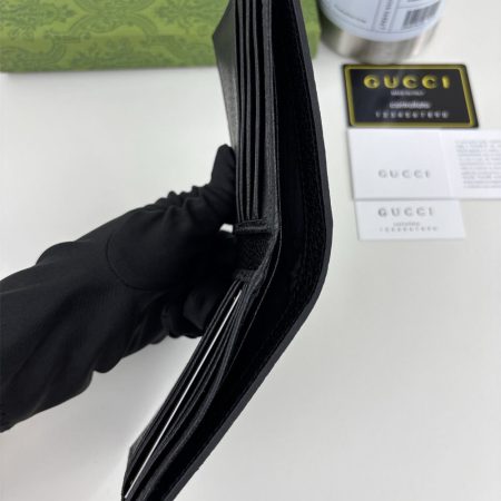 Top quality leather wallet with box size:11*9cm GUI #C0299 - Image 4