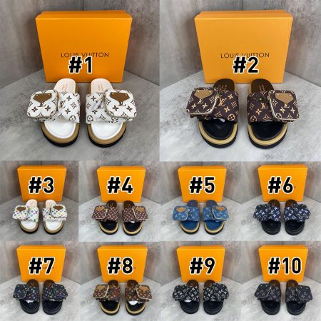 High quality slipper size:5-10 with box LOV #C0382