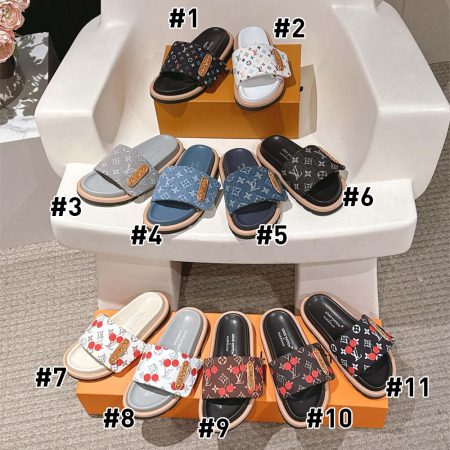 High quality slipper size:5-10 with box LOV #C0398