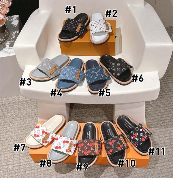 High quality slipper size:5-10 with box LOV #C0398