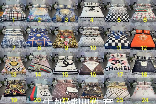 High quality Plush Thick bedding sets MRF #C0428