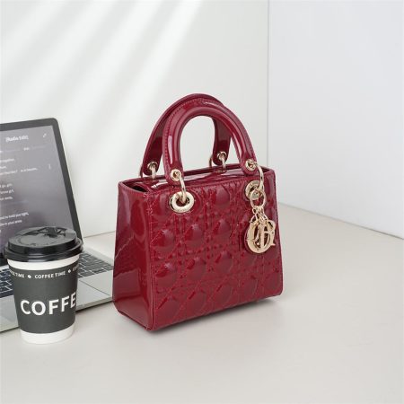Top quality leather handbag size:20cm DIR #C0467 - Image 2