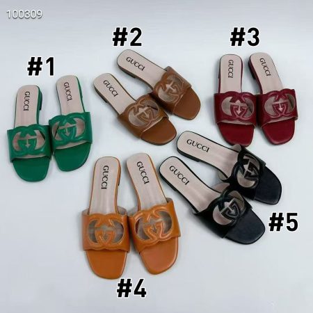 Wholesale slippers for women size:5-10 (NO box) GUI XY #C0527