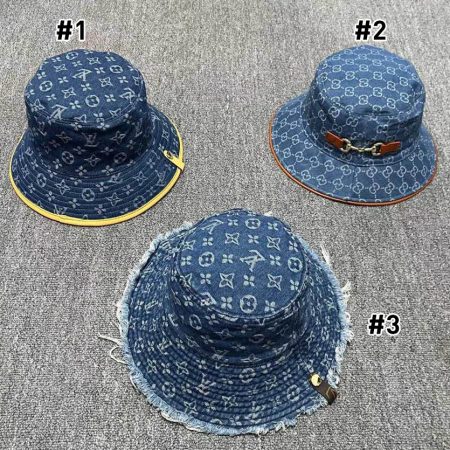 Wholesale denim bucket Hat LOV #C0544