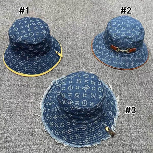 Wholesale denim bucket Hat LOV #C0544