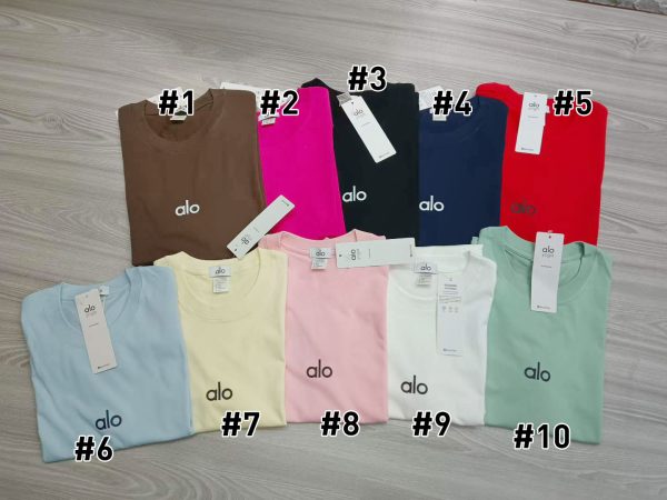Wholesale cotton T-shirt size:S-3XL ALO WYS #C0552