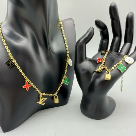 Wholesale Necklace and Bracelet Set LOV JL #C0574 - Image 4