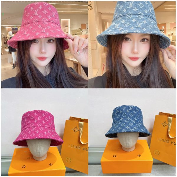 Wholesale denim bucket Hat LOV TM #C0584