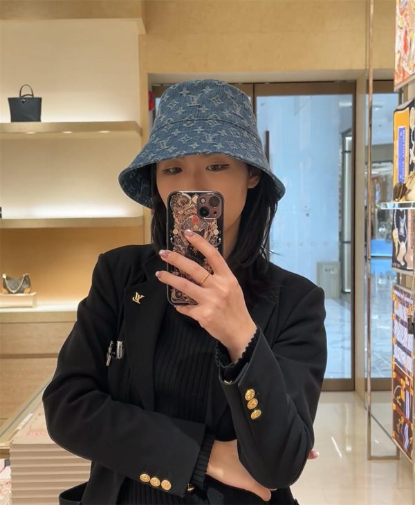 Wholesale denim bucket Hat LOV TM #C0584