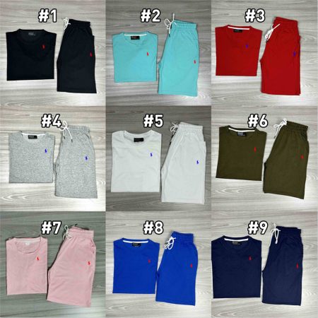 Wholesale cotton sport short suit for men Size:M-3XL POL WYS  #C0593