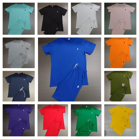 Wholesale cotton sport short suit for men Size:M-3XL POL WYS  #C0594