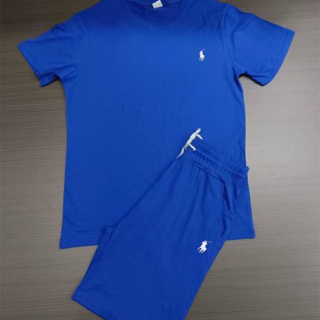 Wholesale cotton sport short suit for men Size:M-3XL POL WYS  #C0594 - Image 5