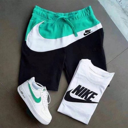 Wholesale cotton sport short suit(No shoes) Size:M-3XL NIK WYS  #C0621 - Image 3