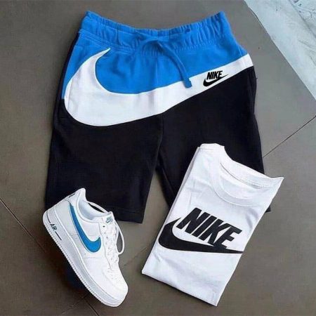 Wholesale cotton sport short suit(No shoes) Size:M-3XL NIK WYS  #C0621 - Image 4