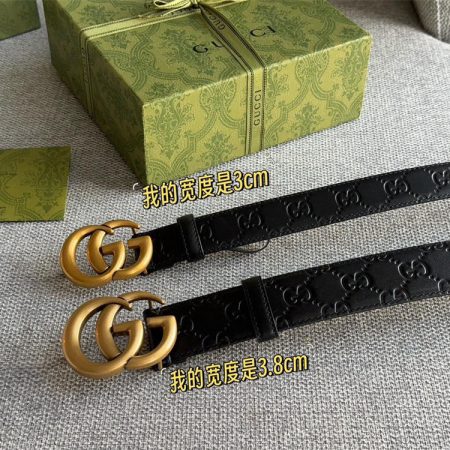 High quality leather belt with box GUI #C0643 - Image 2