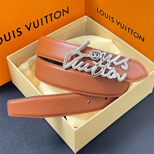 High quality leather belt with box LOV #C0668