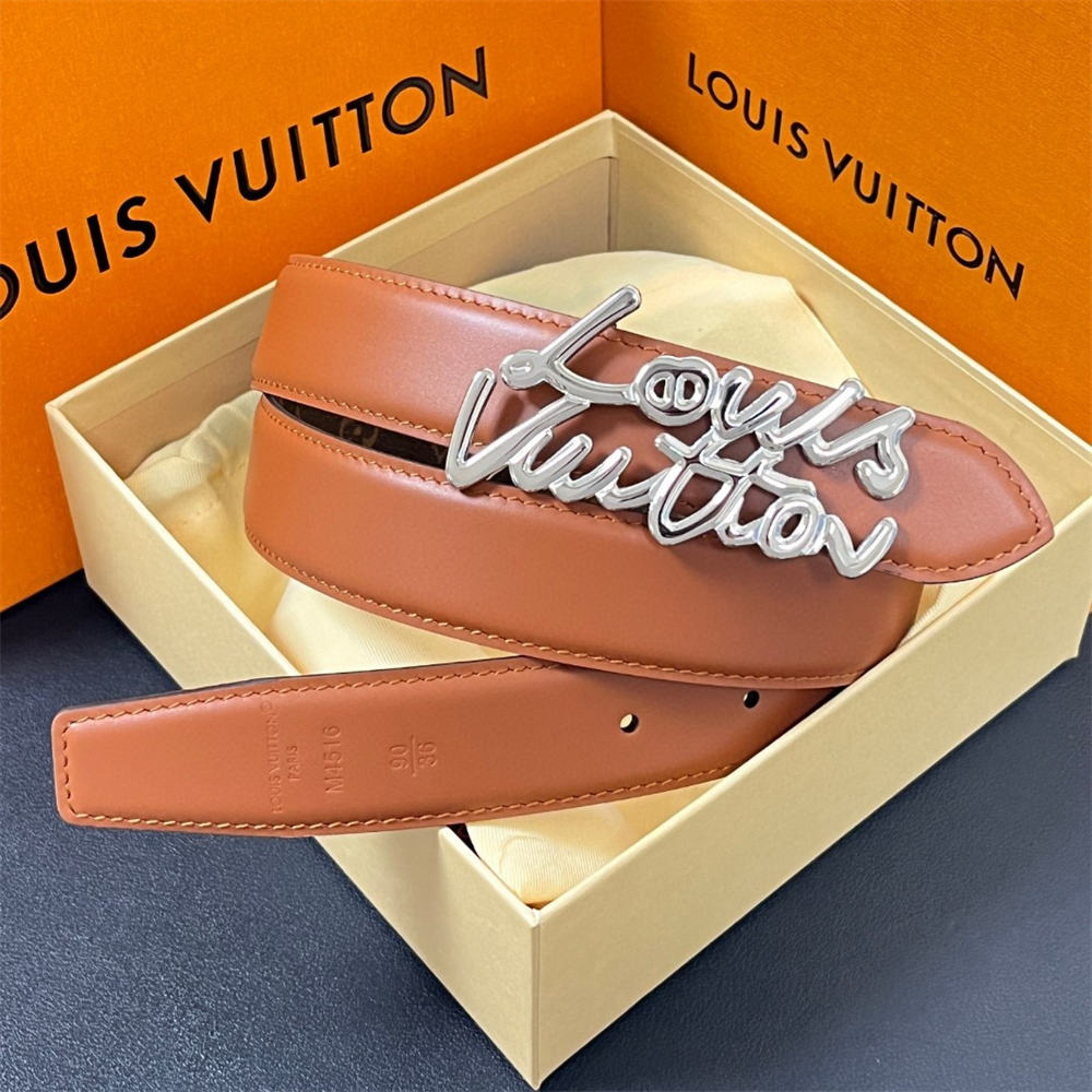 High quality leather belt with box LOV #C0668 - Image 3