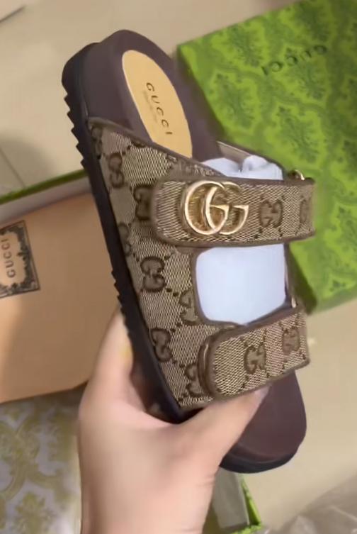 High quality slipper for women size:5-11 with box GUI SY #C0698