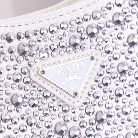 High quality diamond shoulder bag size:22*18*5cm PRA #C0707 - Image 3