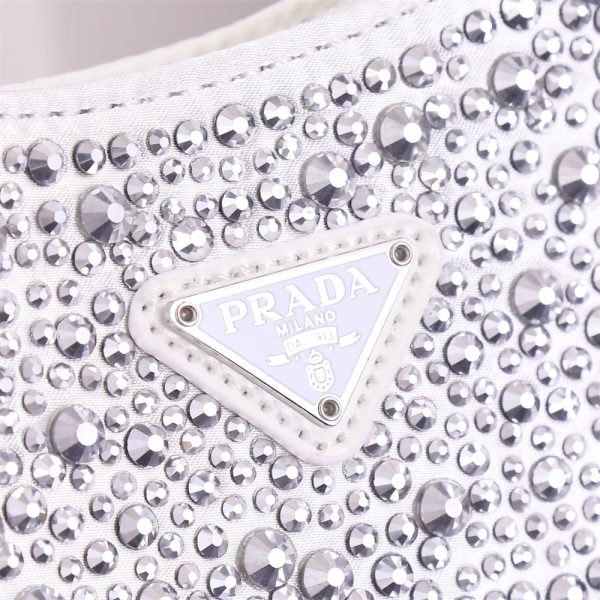 High quality diamond shoulder bag size:22*18*5cm PRA #C0707 - Image 3
