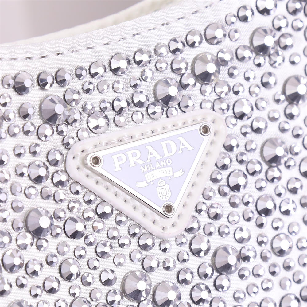 High quality diamond shoulder bag size:22*18*5cm PRA #C0707 - Image 3