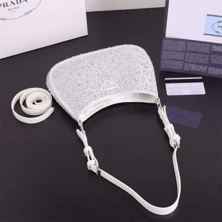 High quality diamond shoulder bag size:22*18*5cm PRA #C0707 - Image 5