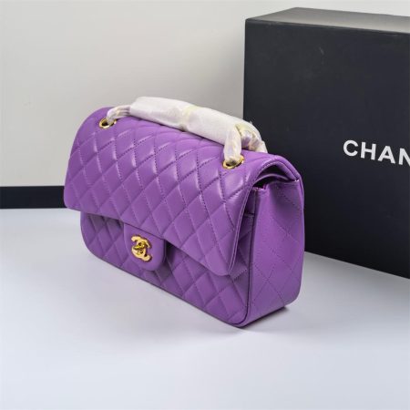 High quality purple shoulder bag size:25*15*6cm CHL #C0710