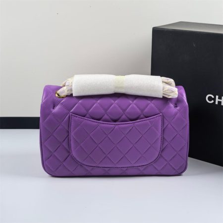 High quality purple shoulder bag size:25*15*6cm CHL #C0710 - Image 2