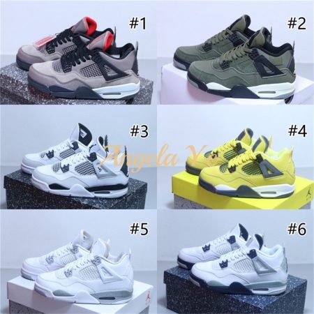 High quality sport shoes size:5.5-13 with box free shipping AJ-4 #X0028