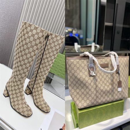 High quality boots & bag set free shipping GUI #X0059
