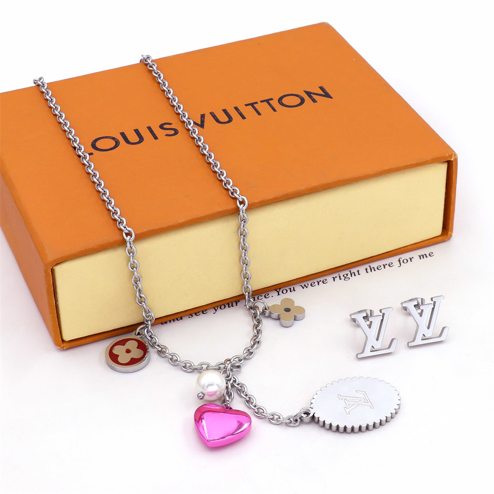 Wholesale Necklace & Earring Set LOV HYZ #X0080 - Image 5
