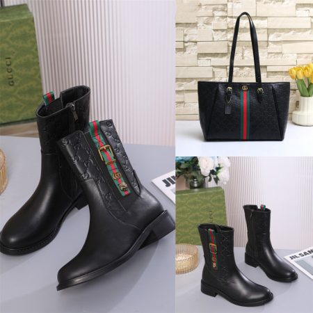 1 set boots & Tote bag free shipping GUI #X0101