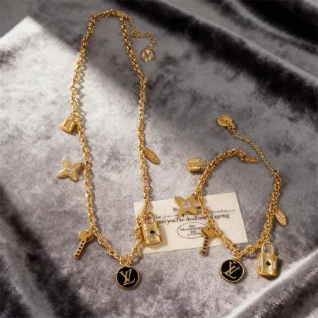 Wholesale Necklace and Bracelet Set LOV JH #X0135 - Image 2