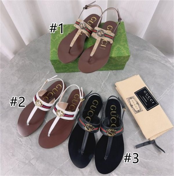 High quality sandals size:5-11 with box GUI QX #X0168