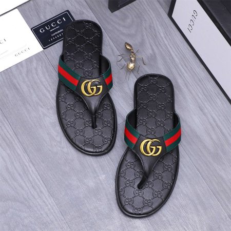 High quality slippers for men size:7-10 with box GUI SY #X0169 - Image 2