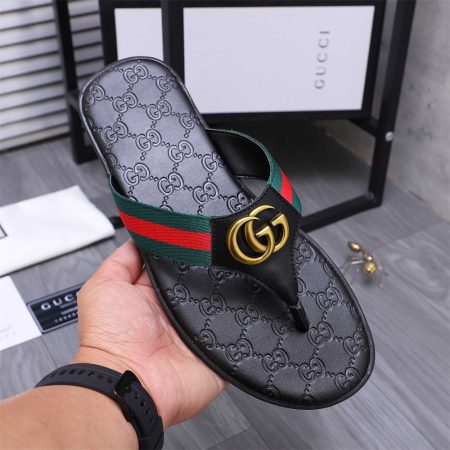 High quality slippers for men size:7-10 with box GUI SY #X0169 - Image 4