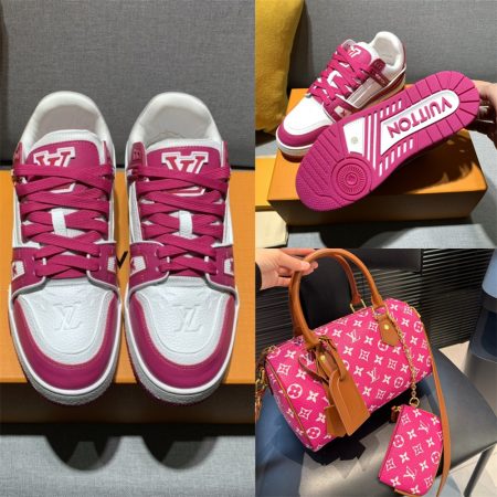 High quality sneaker & bag set free shipping LOV #X0177