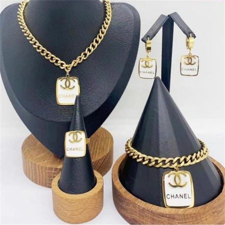 Wholesale Necklace and Bracelet and Earring and Ring Set CHL HYZ #X0183