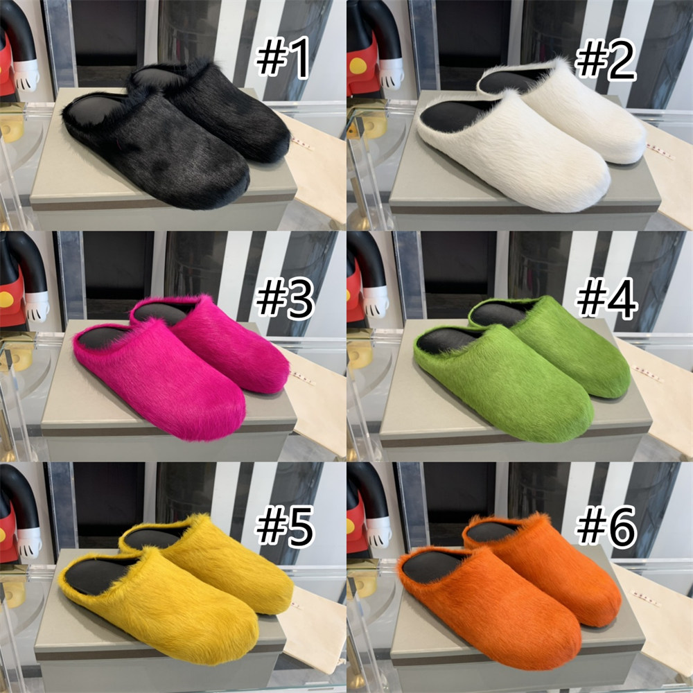 High quality fuzzy slipper size:5-12 with box MAI GZ #X0102 - Image 1