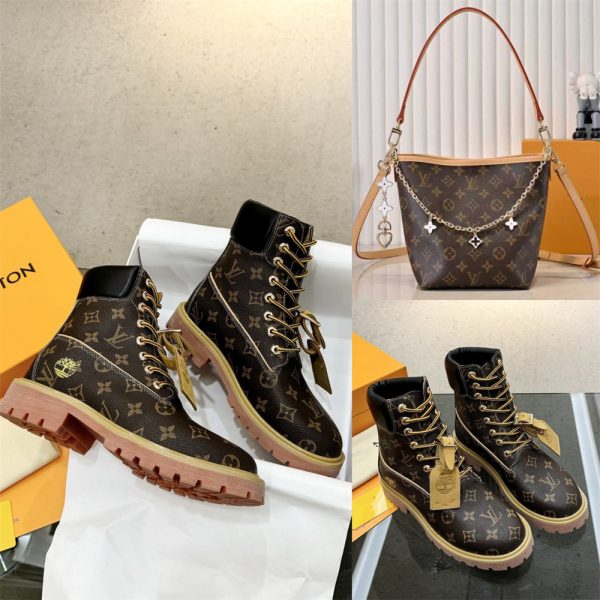 High quality boots & bucket bag set free shipping LOV #X0217