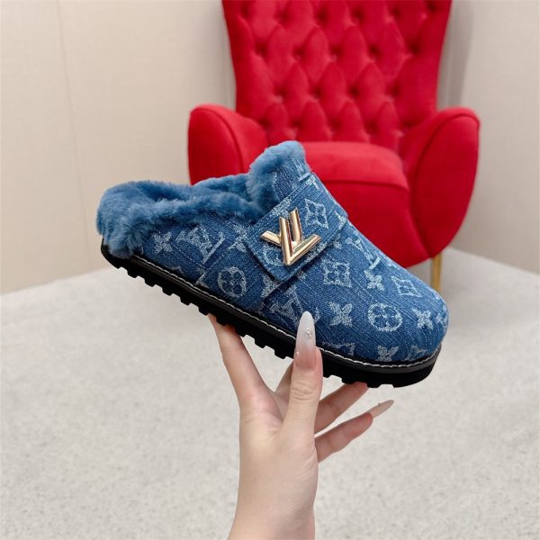 High quality denim slipper & handbag bag free shipping LOV #X0230