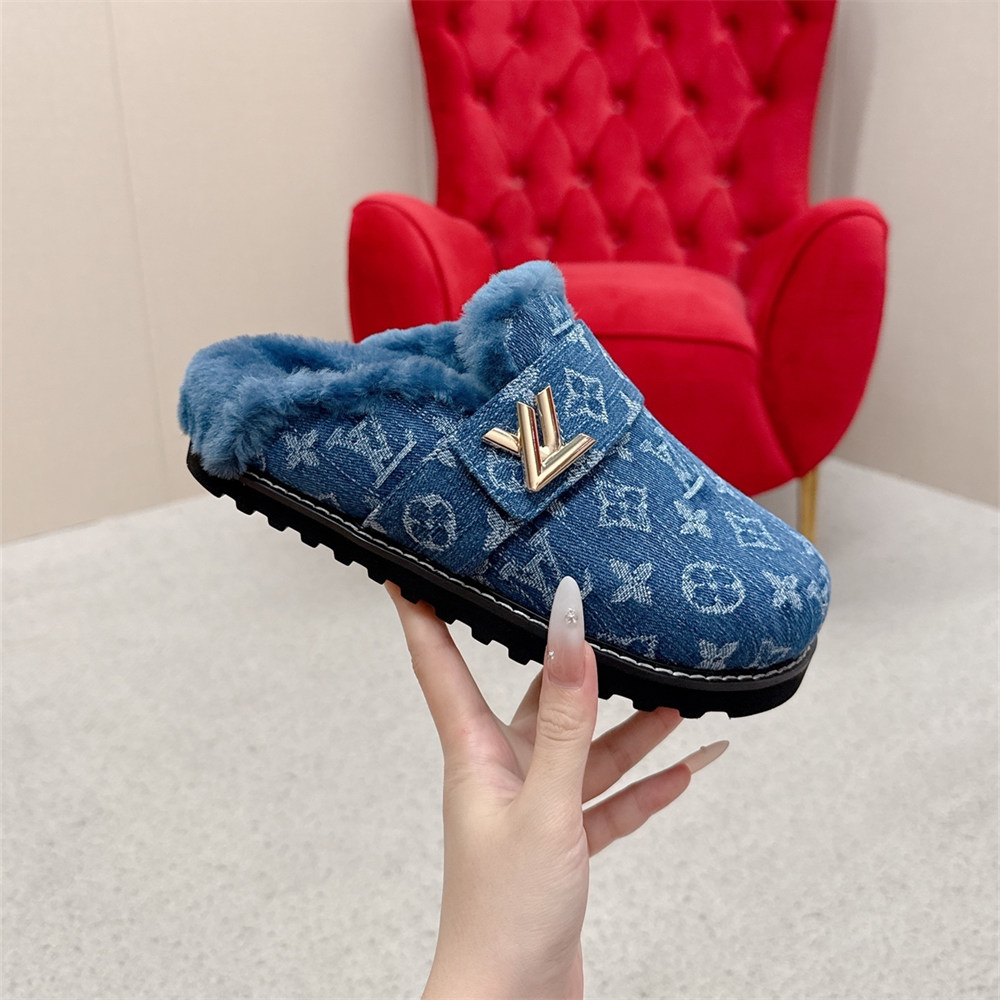 High quality denim slipper & handbag bag free shipping LOV #X0230 - Image 3