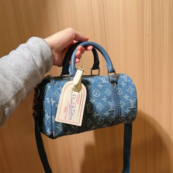 High quality denim slipper & handbag bag free shipping LOV #X0230